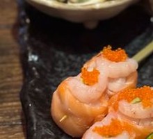 Salmon, Shrimp & Lychee Skewers