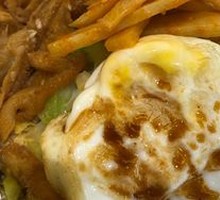 Spicy and Sour Bamboo Shoots with Pork Strips Rice