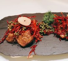 Grilled Beef on Iron Plate