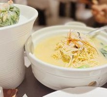 Chicken Soup with Tofu Skin Noodles