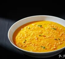 Crab Roe Steamed Egg Custard