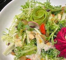 Cheese Dragon Fruit Vegetable Salad