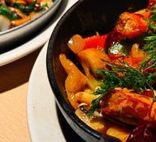 Olive Oil Stir-fried Black Tiger Shrimp