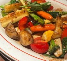 Stir-Fried Vegetable and Mushroom Platter