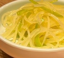 Freshly Sliced Potato Strips