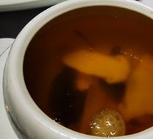 Clear Chicken Soup with Matsutake Mushrooms