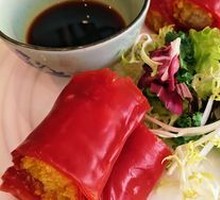Fresh Shrimp Crispy Red Rice Noodle Roll