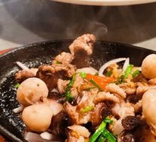 Sizzling Squid with Ginger Sauce