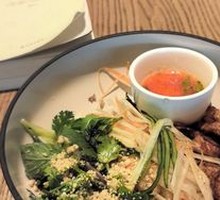 Thai Shrimp Bowl with Spicy Green Sauce