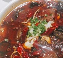 Spicy Boiled Blood Slices in Clay Pot