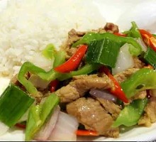 Stir-Fried Pork with Rice