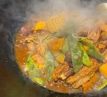 Chicken and Pork Rib Pot
