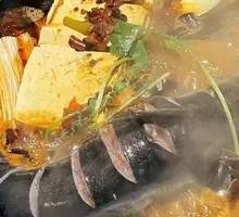 Stewed Fish in Iron Pot