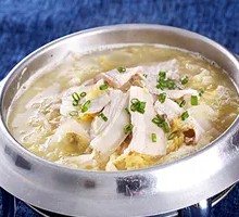 Sour Cabbage with Pork Belly Soup