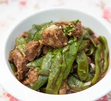 Stewed Pork Ribs with Green Beans