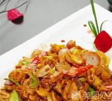 Stir-fried Intestines with Soy Sauce