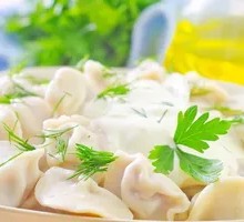 Handmade Beef and Scallion Dumplings