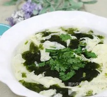 Seaweed and Egg Soup