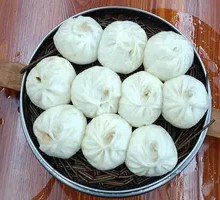 Pork and Scallion Steamed Buns
