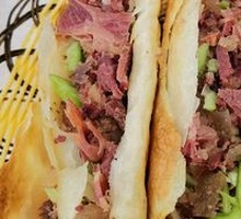 Traditional Donkey Meat Fire Cake