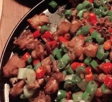 Spicy Chicken with Green Peppers