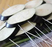 Fried Eggplant Skewers