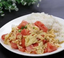 Tomato and Egg Rice Bowl