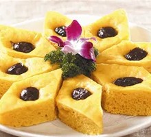 Pumpkin Steamed Sponge Cake