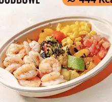 Flaxseed Oil Grilled Shrimp Super Bowl