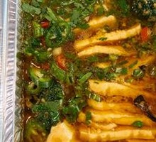 Steamed Tofu in Foil