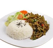 Minced Pork with Sour Beans Rice Bowl