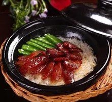 Cured Meat Double Delight Clay Pot Rice