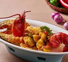 Egg Yolk Baked Lobster