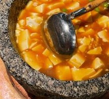 Stone Pot Chicken and Tofu Soup