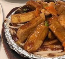 Sizzling Shrimp and Tofu