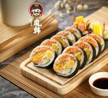 Crispy Egg Yolk Pork Floss Seaweed Rice Roll