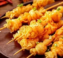 Crispy Tofu Knots with Soy Sauce