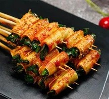 Tofu Skin Rolls with Chives