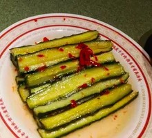 Sweet and Spicy Cucumber Strips