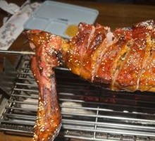 Charcoal-Roasted Lamb Leg