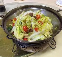 Spicy Pot-Braised Baby Bok Choy