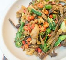 Stir-fried Deer Mushroom