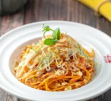 Crab Stick Tomato Beef Pasta