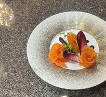 White Asparagus Smoked Salmon Caviar Salad