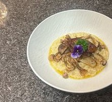 Matsutake Cream Foie Gras Risotto