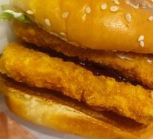 Golden Roasted Chicken Burger