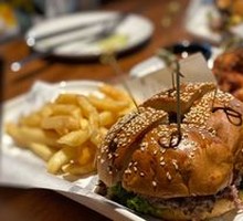 Blueberry Foie Gras Burger