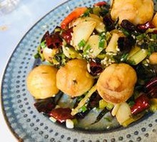 Sour Cabbage Stir-Fried Glutinous Rice Balls