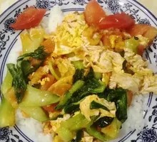 Tomato and Egg Fried Rice