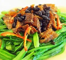 Braised Tofu Paste with Eel and Pak Choi